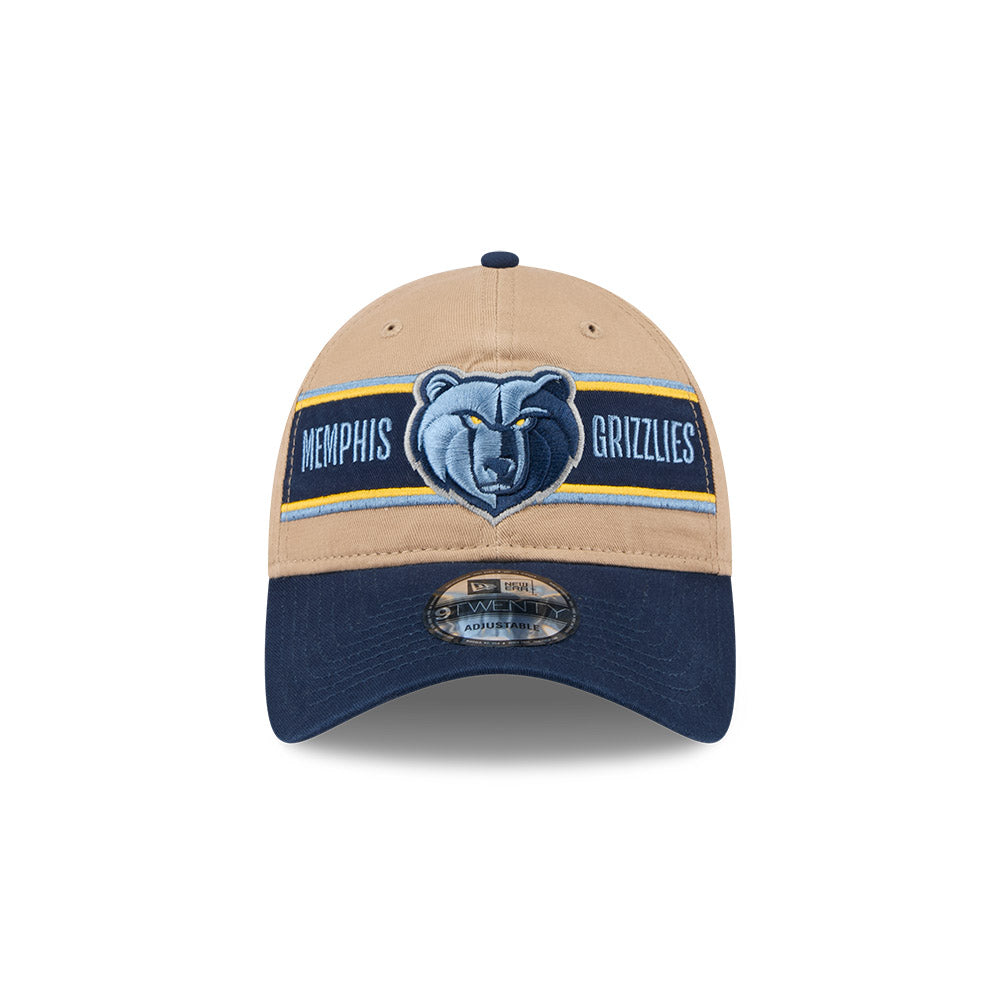 Memphis Grizzlies Hat - Camel NBA 2024 Draft 9Twenty Strapback Cap - New Era